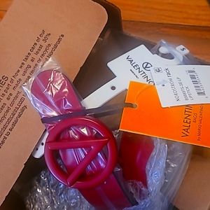 NWT Valentino red belt small